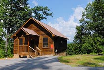 Pigeon Forge One Bedroom Cabin with Swimming Pool Access Cabin